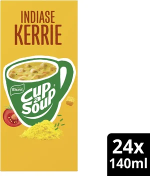 Knorr Cup-a-Soup Indiase kerrie, pak van 24 zakjes — drank en eetwaren