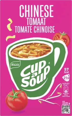 Pak Cup A Soup Knorr Cup-a-Soup chinese tomaat met 21 zakjes