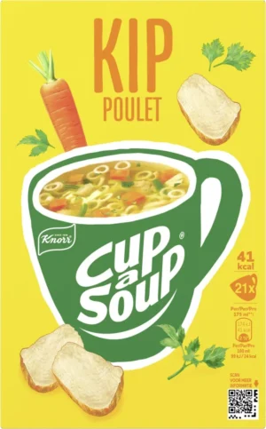 Knorr Cup-a-Soup kip, pak van 21 zakjes — drank en eetwaren