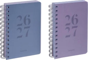Brepols schoolagenda Wire-o, geassorteerde kleuren, 2026-2027 — klasdagboek 2027