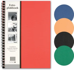 Papyrus fotoalbum, ft 33 x 23 cm, 24 vellen, geassorteerde kleuren — fotoalbums en plakboeken