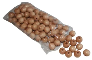 Bouhon houten parels - diameter 18 mm, zak van 100 stuks — productfoto 2