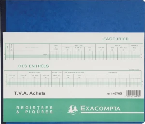 Exacompta formulieren inkoop met BTW, ft 27 x 32 cm, Franstalig — detail 2