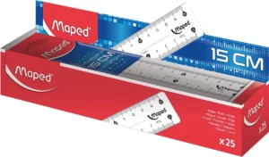 Maped lat Essentials 146 15 cm, dubbele graduatie — detail 2