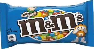 Pak M&M's crispy met 24 zakjes van 36 g