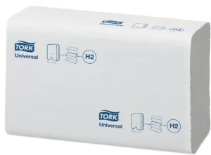 Tork Xpress handdoek, multifold, 237 vellen, 2-laags, systeem H2 Universal, wit — handdoeken en dispensers
