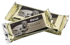Darwi boetseerpasta Classic, pak van 1 kg, wit — zelfhardende boetseerpasta