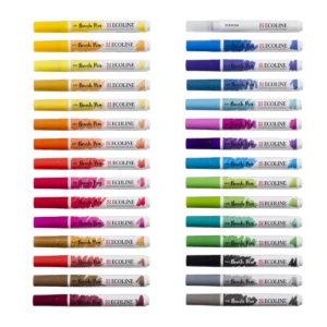 Talens Ecoline Brush pen, etui van 30 stuks, set Primaire — detail 2