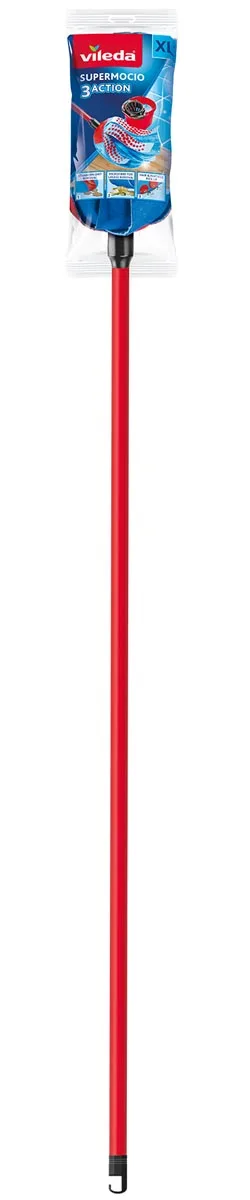 Vileda mop en steel Supermocio 3Action — schoonmaakbenodigdheden