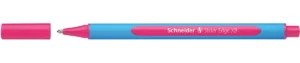 Schneider Slider Edge balpen in roze met extra brede punt en driehoekig rubberen lichaam