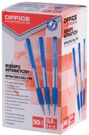 OFFICE products balpen 0,5 mm, blauw — detail 2