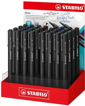 STABILO dr!ver fineliner, 0,4 - 0,8 mm — office fineliners