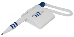 OFFICE products stylofoor, horizontaal, blauw-wit — balpennen voor specifiek gebruik