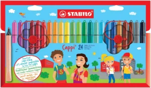 STABILO Cappi viltstift, etui van 24 stuks