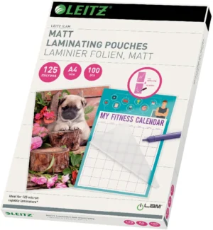 Leitz iLAM lamineerhoes ft A4, 250 micron (2 x 125 micron), mat, pak van 100 stuks — toebehoren voor lamineermachines
