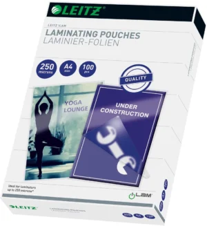 Leitz Eva lamineerhoes ft A4, 500 micron (2 x 250 micron), pak van 100 stuks — toebehoren voor lamineermachines