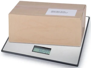 MAUL pakketweegschaal Global, weegt tot 25kg, gewichtsinterval van 20 gram, ft 32 x 32 cm — brieven- en pakketwegers