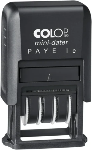 Colop mini-dater S160/L2 N, met datum en PAYE LE — formulestempel