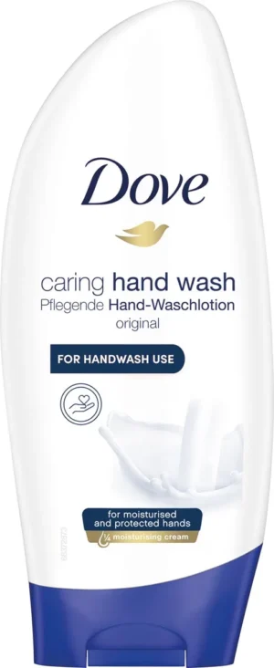 Dove handzeep, dop, flacon van 250 ml, navulling — zeepdispenser