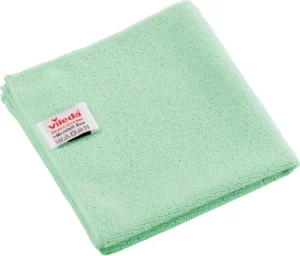 Vileda Professional r-MicroTuff Base microvezeldoek, pak van 5 stuks, groen — schoonmaakbenodigdheden