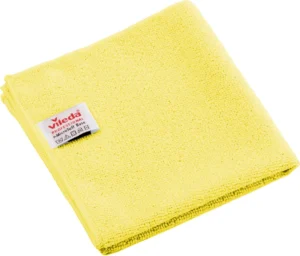Vileda Professional r-MicroTuff Base microvezeldoek, pak van 5 stuks, geel — schoonmaakbenodigdheden