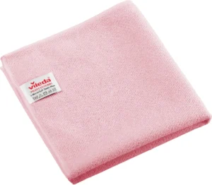 Vileda Professional r-MicroTuff Swift Max microvezeldoek, pak van 5 stuks, rood — schoonmaakbenodigdheden
