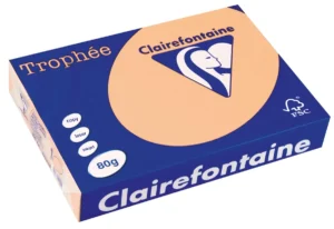 Clairefontaine Trophée gekleurd papier, A4, 80 g, 500 vel, zalm