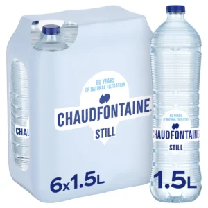 Chaudfontaine Still water, fles van 1,5 l, pak van 6 stuks — drank en eetwaren