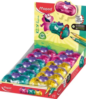 Maped Kidy Learn potloodslijper Twist, 2 - gaats — potloodslijpers zonder reservoir