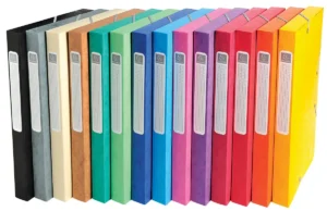 Exacompta Elastobox Cartobox rug van 2,5 cm, geassorteerde kleuren: groen, blauw, geel, rood, oranje, ... — detail 2