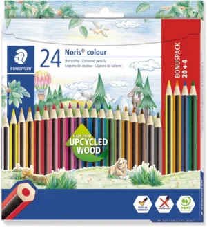 Staedtler Noris colour kleurpotloden, blister van 20 + 4 gratis — kleurpotlood