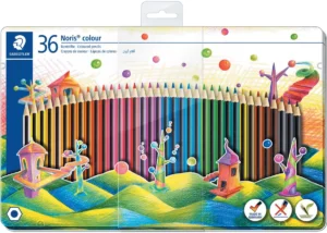 Staedler kleurpotloden Noris Colour, metalen doos 36 stuks — detail 2