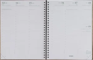 Brepols agenda Ecotiming, Kazar, assorti, 2027, spiraalgebonden — detail 2