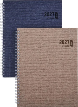 Brepols agenda Ecotiming, Kazar, assorti, 2027, spiraalgebonden — eco deco agenda 2027