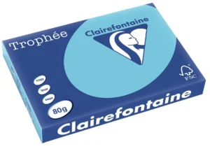 Pak Clairefontaine TrophƩe Pastel gekleurd papier A3 in helblauw, 500 vel