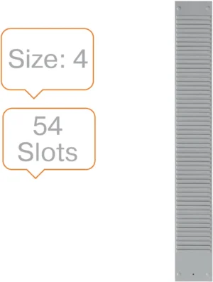Nobo planbordpaneel index 4, 54 vakjes, ft 96 x 12,8 cm — toebehoren voor planborden