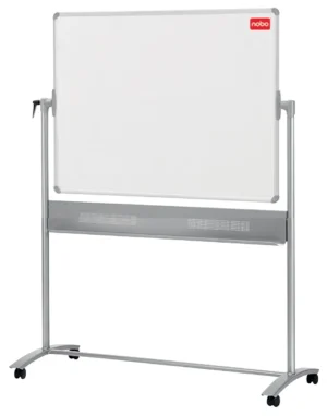 Nobo mobiel magnetisch whiteboard, kantelbaar, emaille, ft 120 x 90 cm