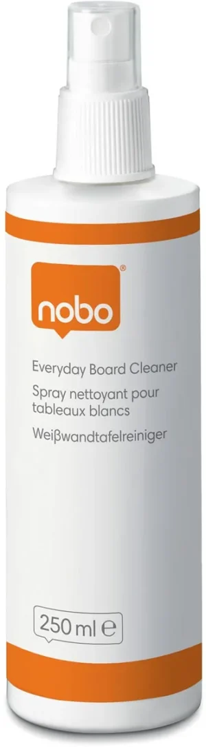 Nobo Everyday whiteboardreiniger, spray van 250 ml — toebehoren voor whiteboards