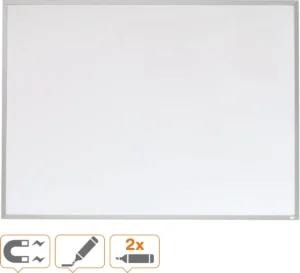Nobo magnetisch whiteboard met aluminium lijst ft 58,5 x 43 cm — detail 2