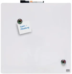 Nobo Mini whiteboard, magnetisch, tegel zonder lijst, 36 x 36 cm