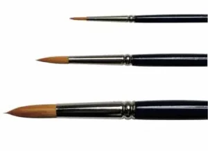 Van Gogh aquarelverfpenseel 191 nr 00 - ronde punt, polyestervezel — productfoto 2
