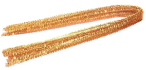 Bouhon chenilledraad goud, pak van 10 stuks — knutsel- en decoratiemateriaal