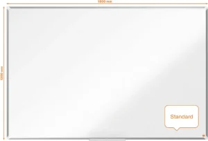 Nobo Premium Plus magnetisch whiteboard, emaille, ft 180 x 120 cm — detail 2