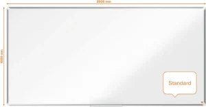 Nobo Premium Plus magnetisch whiteboard, emaille, ft 200 x 100 cm — detail 2