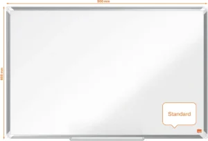 Nobo Premium Plus magnetisch whiteboard, gelakt staal, ft 90 x 60 cm — detail 2