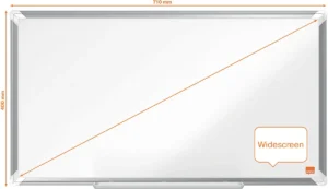 Nobo Premium Plus Widescreen whiteboard, emaille, magnetisch, 40 x 71 cm — detail 2