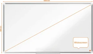 Nobo Premium Plus Widescreen magnetisch whiteboard, emaille, ft 122 x 69 cm — detail 2