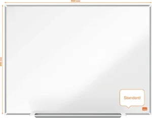 Nobo Impression Pro magnetisch whiteboard, emaille, ft 60 x 45 cm — detail 2