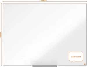 Nobo Impression Pro whiteboard, emaille, magnetisch, 120 x 90 cm — detail 2