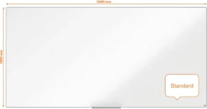 Nobo Impression Pro whiteboard, emaille, magnetisch, 240 x 120 cm — detail 2